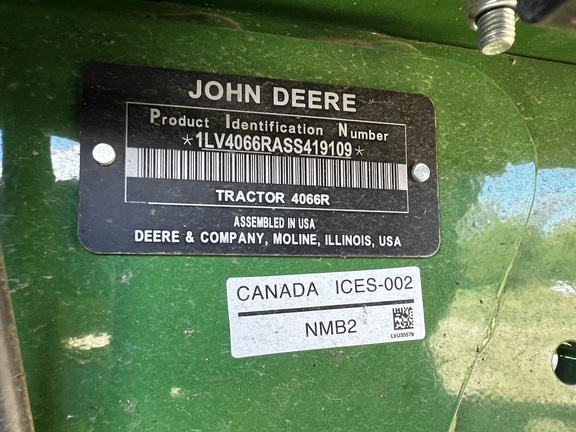 2025 John Deere 4066R Tractor Compact