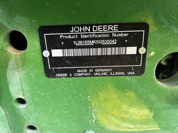 2025 John Deere 6M 155 Tractor