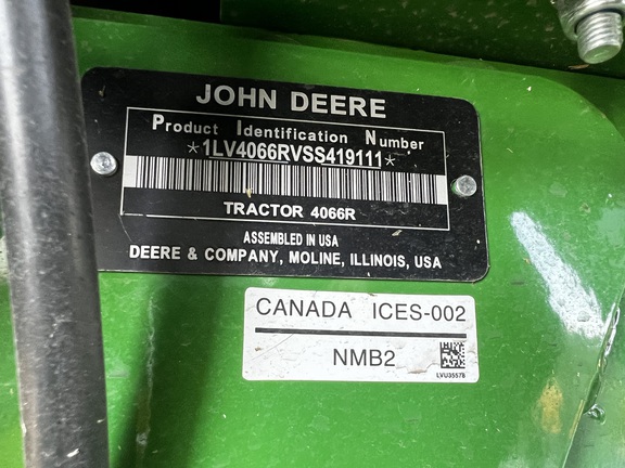 2025 John Deere 4066R Tractor Compact