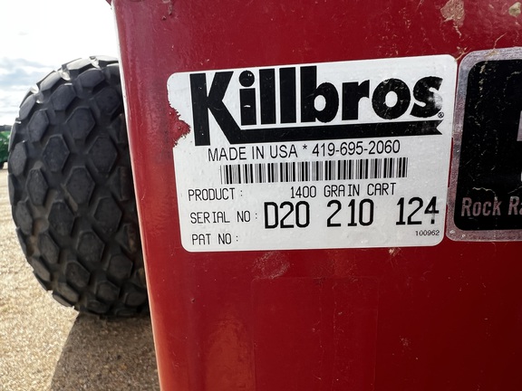 2000 Killbros 1400 Grain Cart