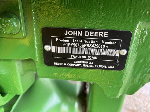 2025 John Deere 5075E Tractor
