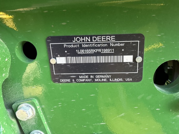 2023 John Deere 6R 165 Tractor