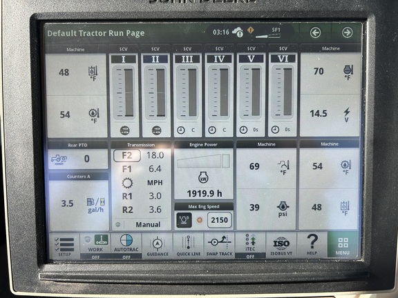 2020 John Deere 9620RX Tractor Rubber Track