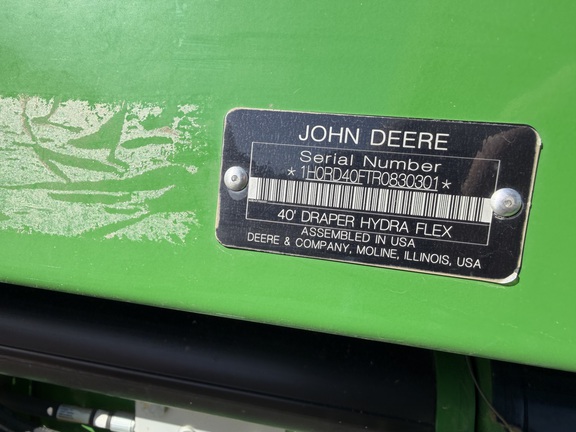 2024 John Deere RD40F Header Combine