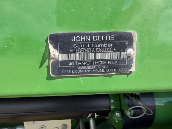 2024 John Deere RD40F Header Combine