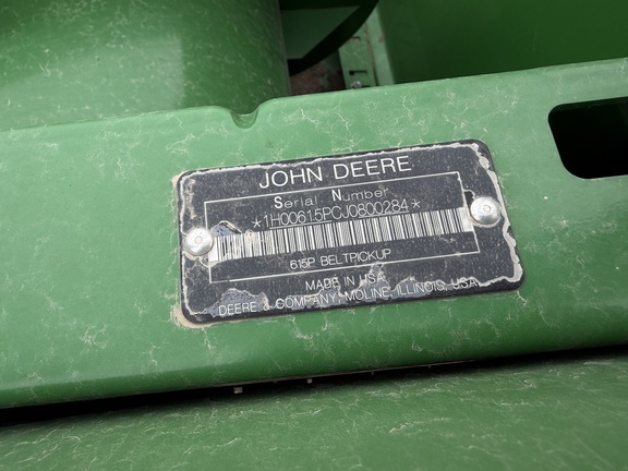 2018 John Deere 615P Header Combine