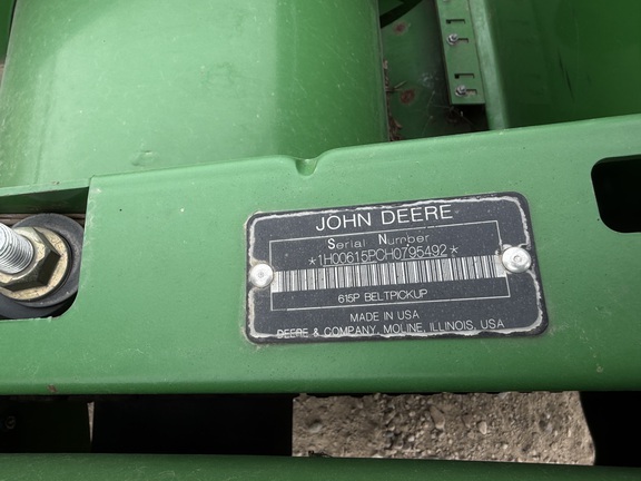 2017 John Deere 615P Header Combine