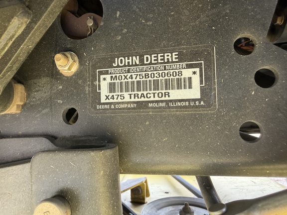 2004 John Deere X475 Garden Tractor