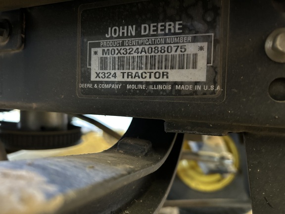 2008 John Deere X324 Garden Tractor