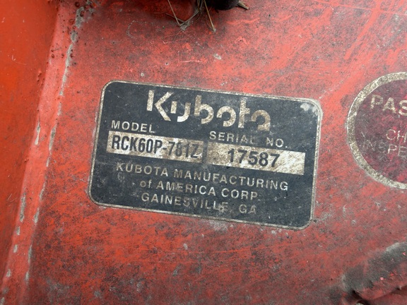 2022 Kubota Z781KWi Mower/Zero Turn