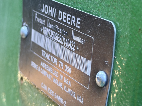 2025 John Deere 7R 350 Tractor