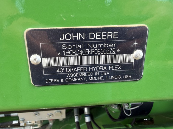 2024 John Deere RD40F Header Combine