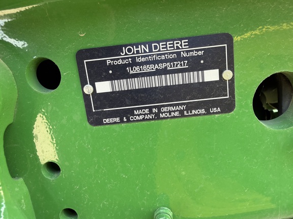 2025 John Deere 6R 165 Tractor