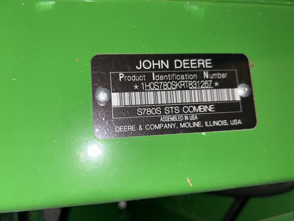 2024 John Deere S780 Combine