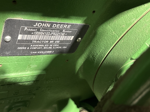 2023 John Deere 8R 410 Tractor