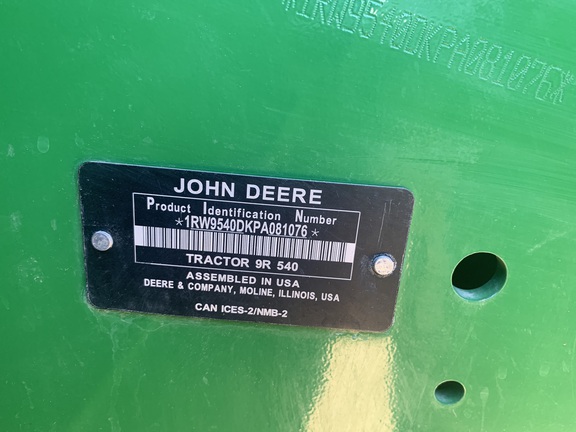 2023 John Deere 9R 540 Tractor 4WD