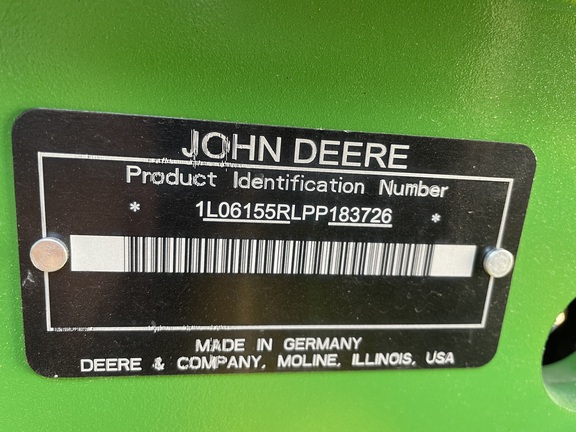 2023 John Deere 6R 155 Tractor