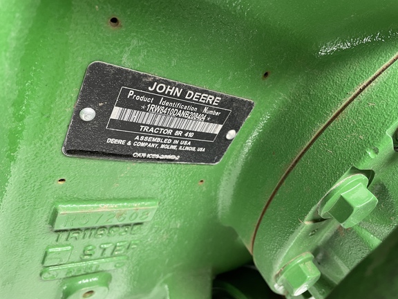 2022 John Deere 8R 410 Tractor