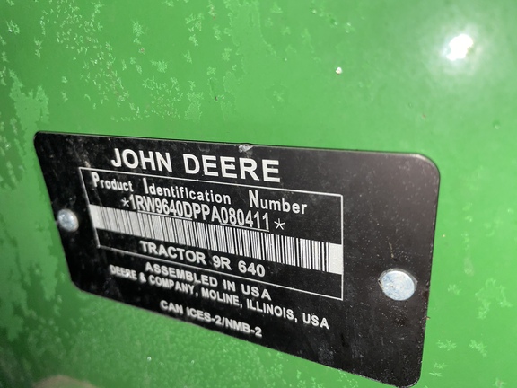 2023 John Deere 9R 640 Tractor 4WD