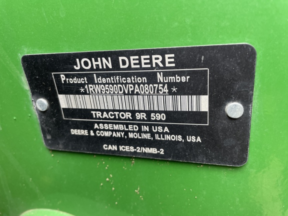 2022 John Deere 9R 590 Tractor 4WD