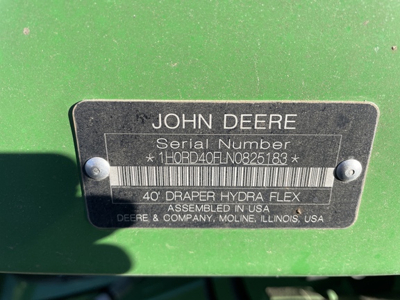 2023 John Deere RD40F Header Combine