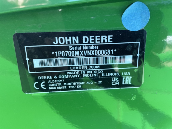 2022 John Deere 700M Loader