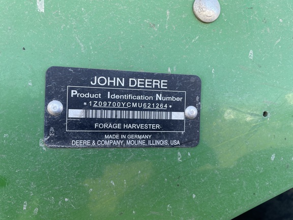 2021 John Deere 9700 Forage Harvester