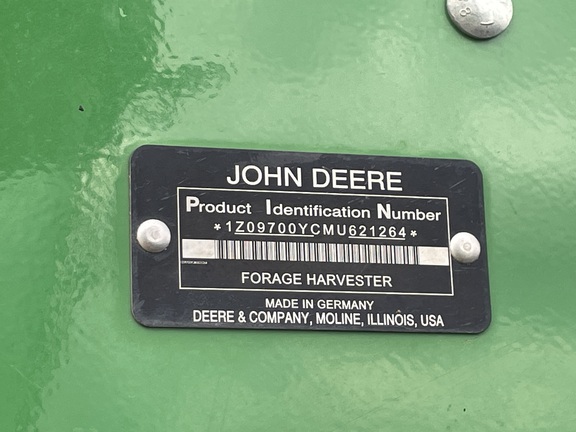2021 John Deere 9700 Forage Harvester