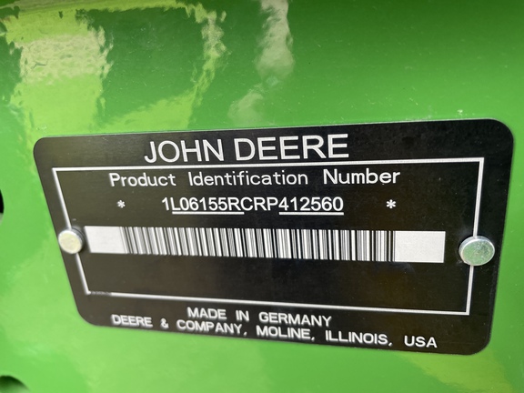 2024 John Deere 6R 155 Tractor