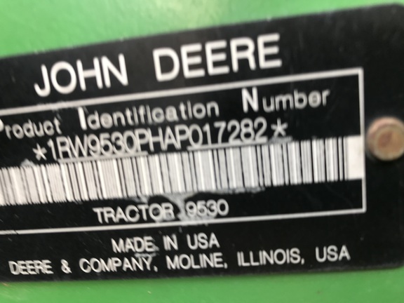 2010 John Deere 9530 Tractor 4WD