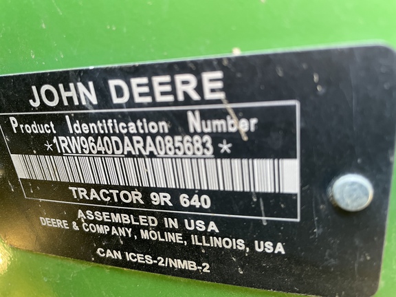 2024 John Deere 9R 640 Tractor 4WD