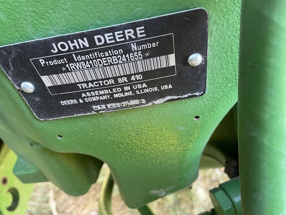 2024 John Deere 8R 410 Tractor