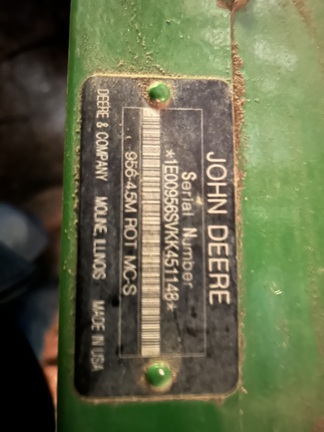 2019 John Deere 956 Mower Conditioner