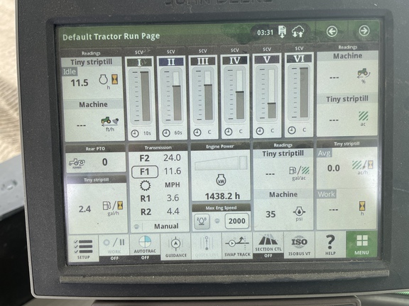 2021 John Deere 9620RX Tractor Rubber Track