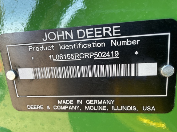 2025 John Deere 6R 155 Tractor