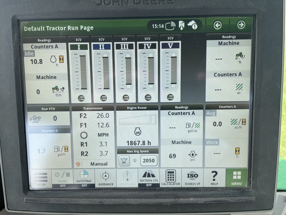 2022 John Deere 9RX 540 Tractor Rubber Track