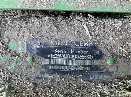 2019 John Deere 560M Baler/Round