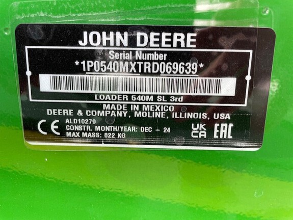 2025 John Deere 540M Loader