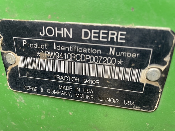 2013 John Deere 9410R Tractor 4WD