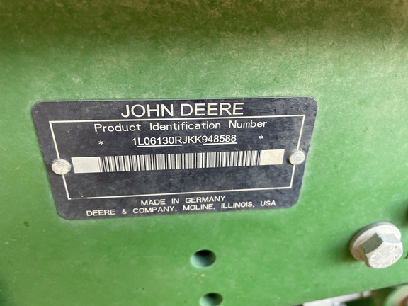 2020 John Deere 6130R Tractor
