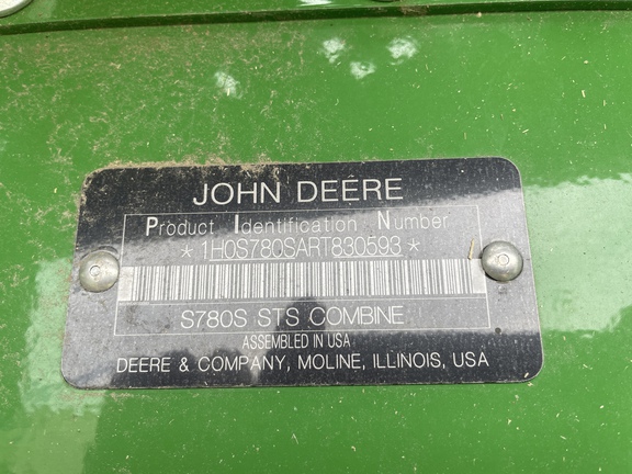 2024 John Deere S780 Combine