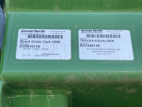 2018 Brent 1596 Grain Cart