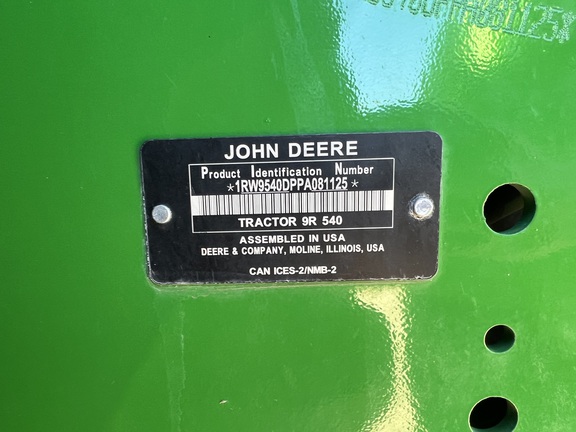 2023 John Deere 9R 540 Tractor 4WD