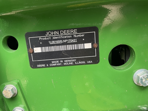 2023 John Deere 6R 165 Tractor