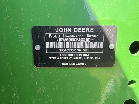 2023 John Deere 9R 590 Tractor 4WD