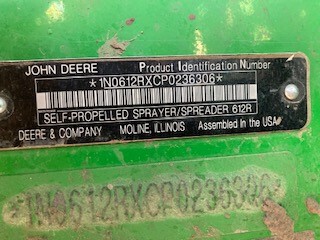 2023 John Deere 612R Sprayer/High Clearance