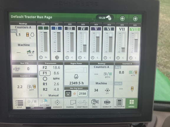 2021 John Deere 9620RX Tractor Rubber Track