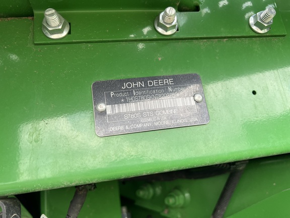 2022 John Deere S780 Combine