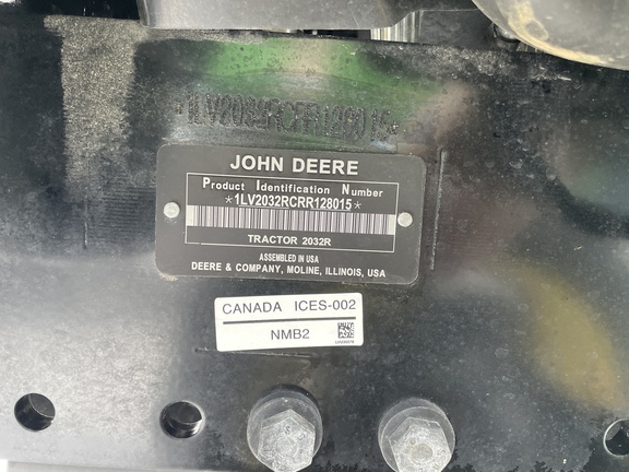 2024 John Deere 2032R Tractor Compact