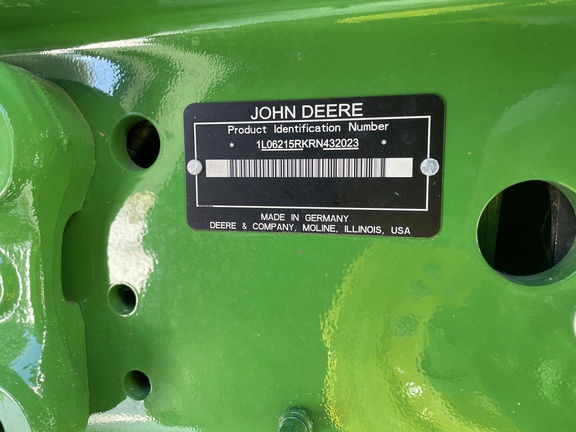 2024 John Deere 6R 215 Tractor